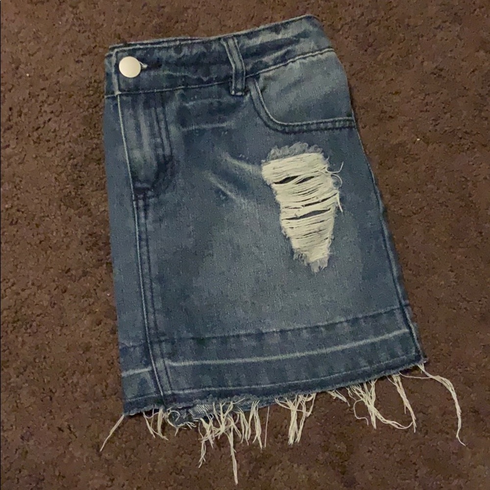 Denim skirt